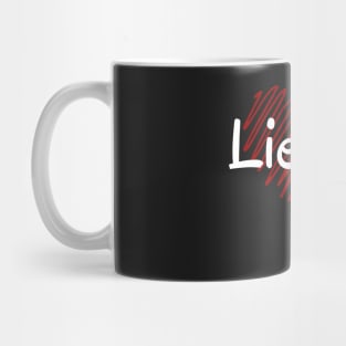 I love Lithuania, Lithuania heart Mug
